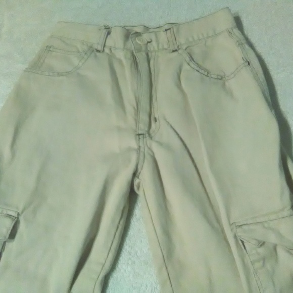 Boys North West Blue Beige Khakis Size 10 - Picture 1 of 2